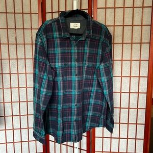 Even tide blue, teal and pink button down shirt XXL men’s